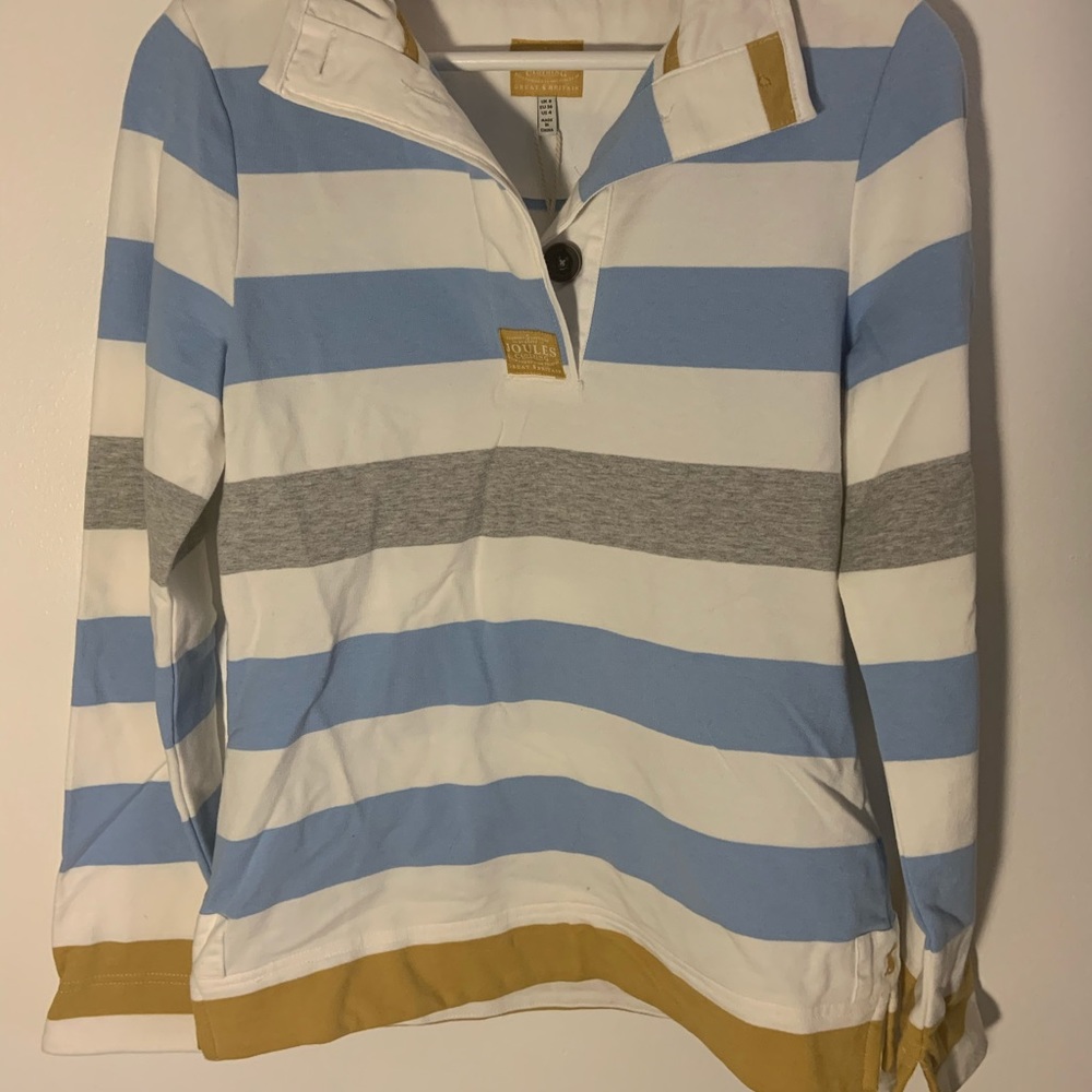 Joules Striped Cotton Pullover